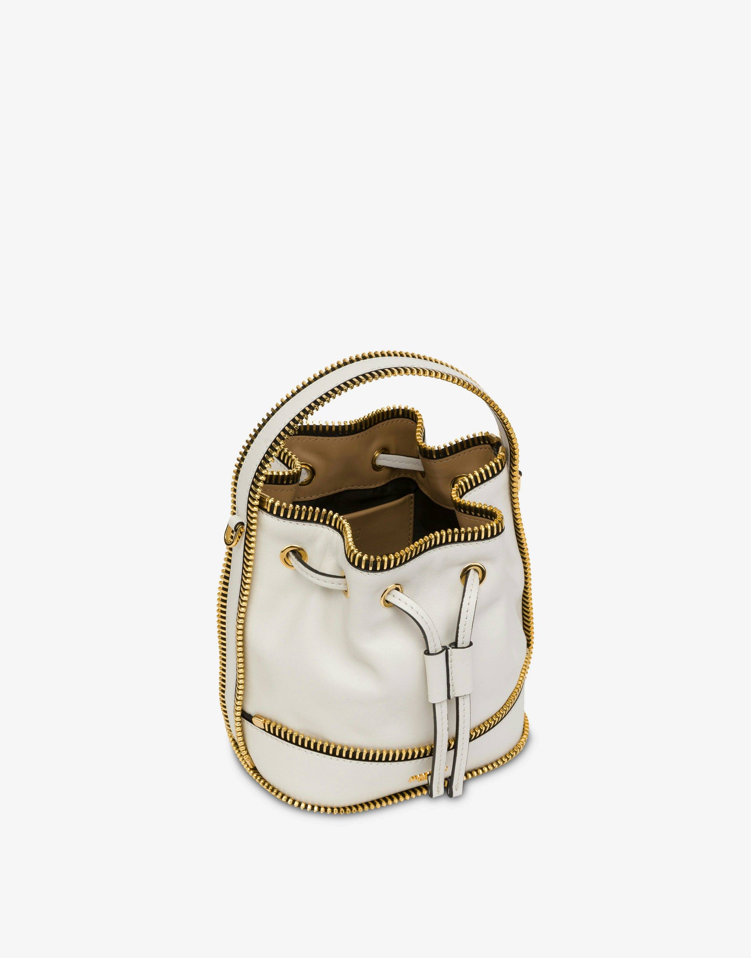 MOSCHINO RIDER SMALL BUCKET BAG - 3