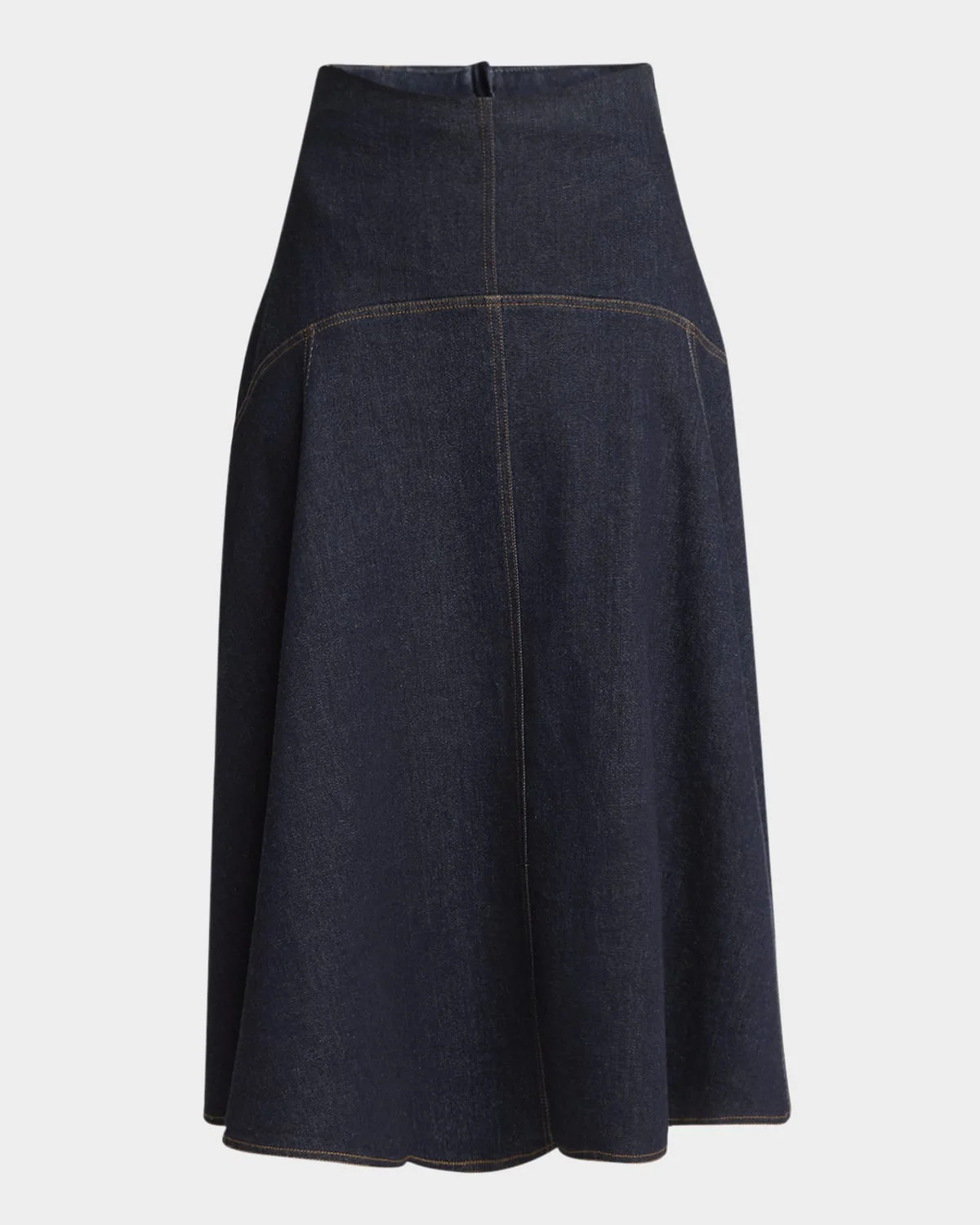 The Denim Triangle Skirt - 1