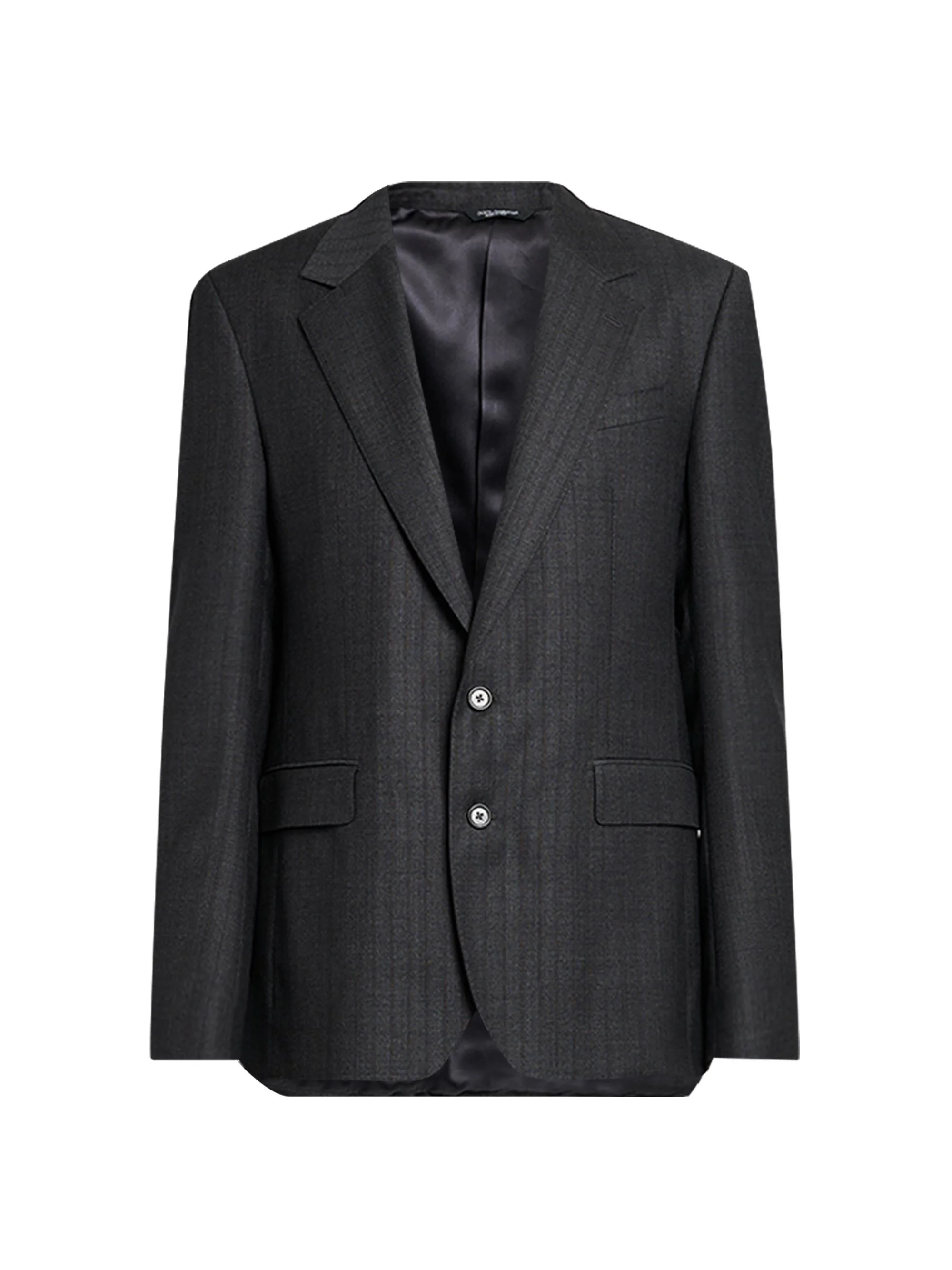 Men's Striped Virgin Wool Blazer - Rigato - 1