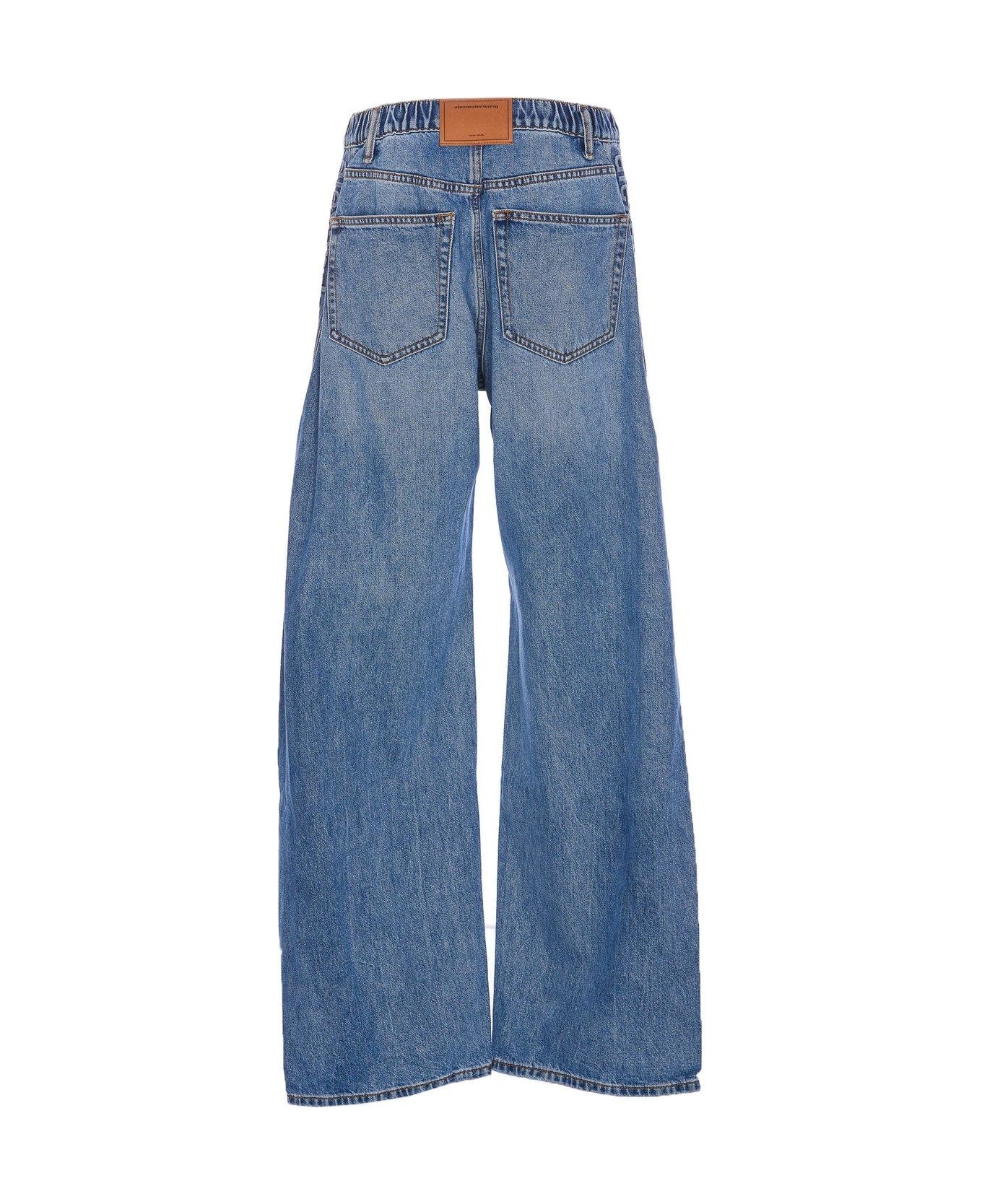 Logo-embossed Balloon Jeans - 2
