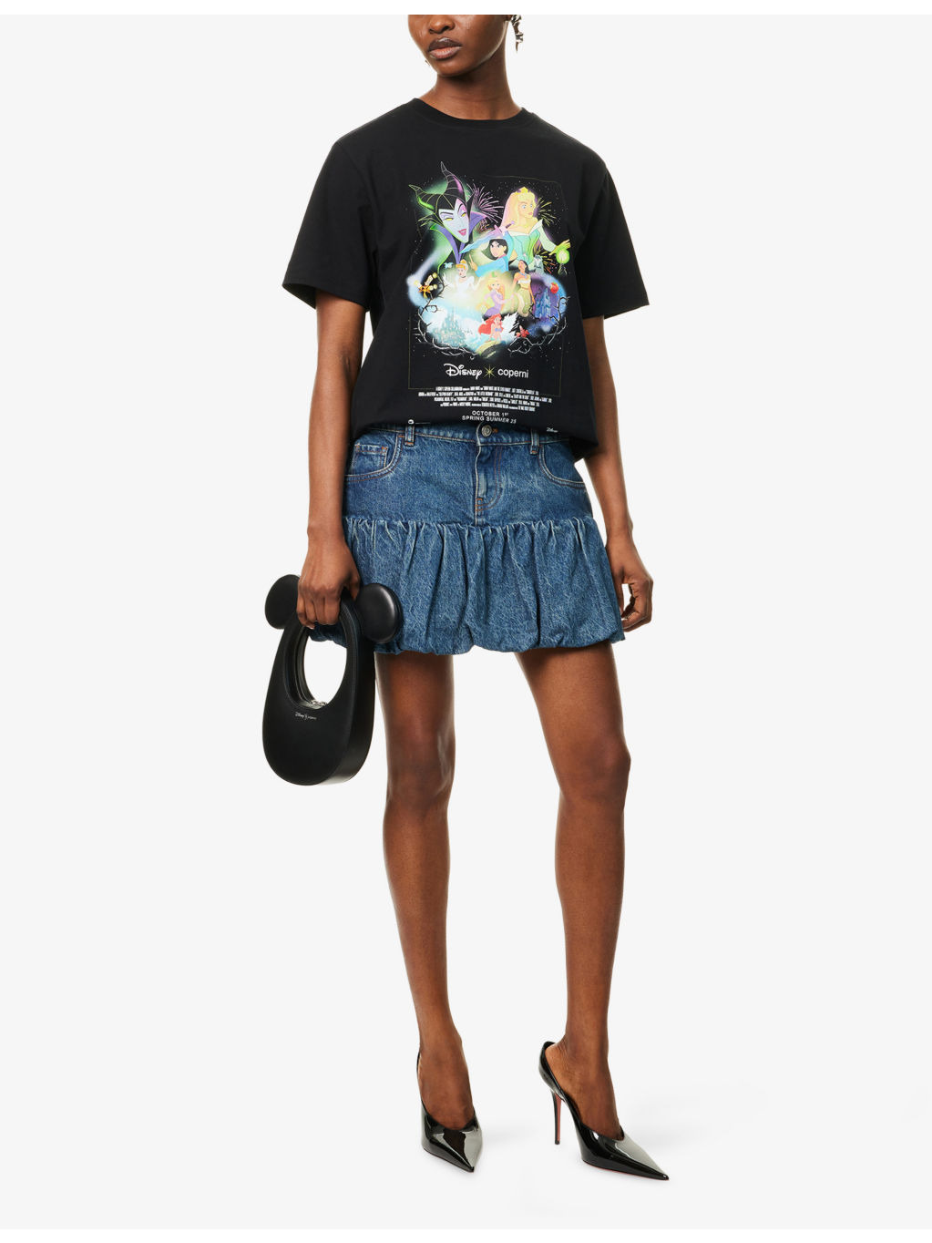 Disney x Coperni Boxy Graphic-Print Cotton-Jersey T-Shirt - 2