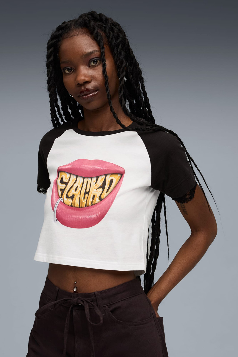PUMA A$AP ROCKY x PUMA Flacko Smile Baby Tee Women outlook