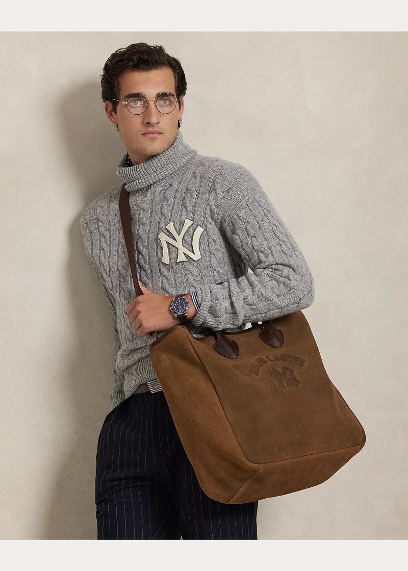 Polo Ralph Lauren Yankees Suede Tote 7