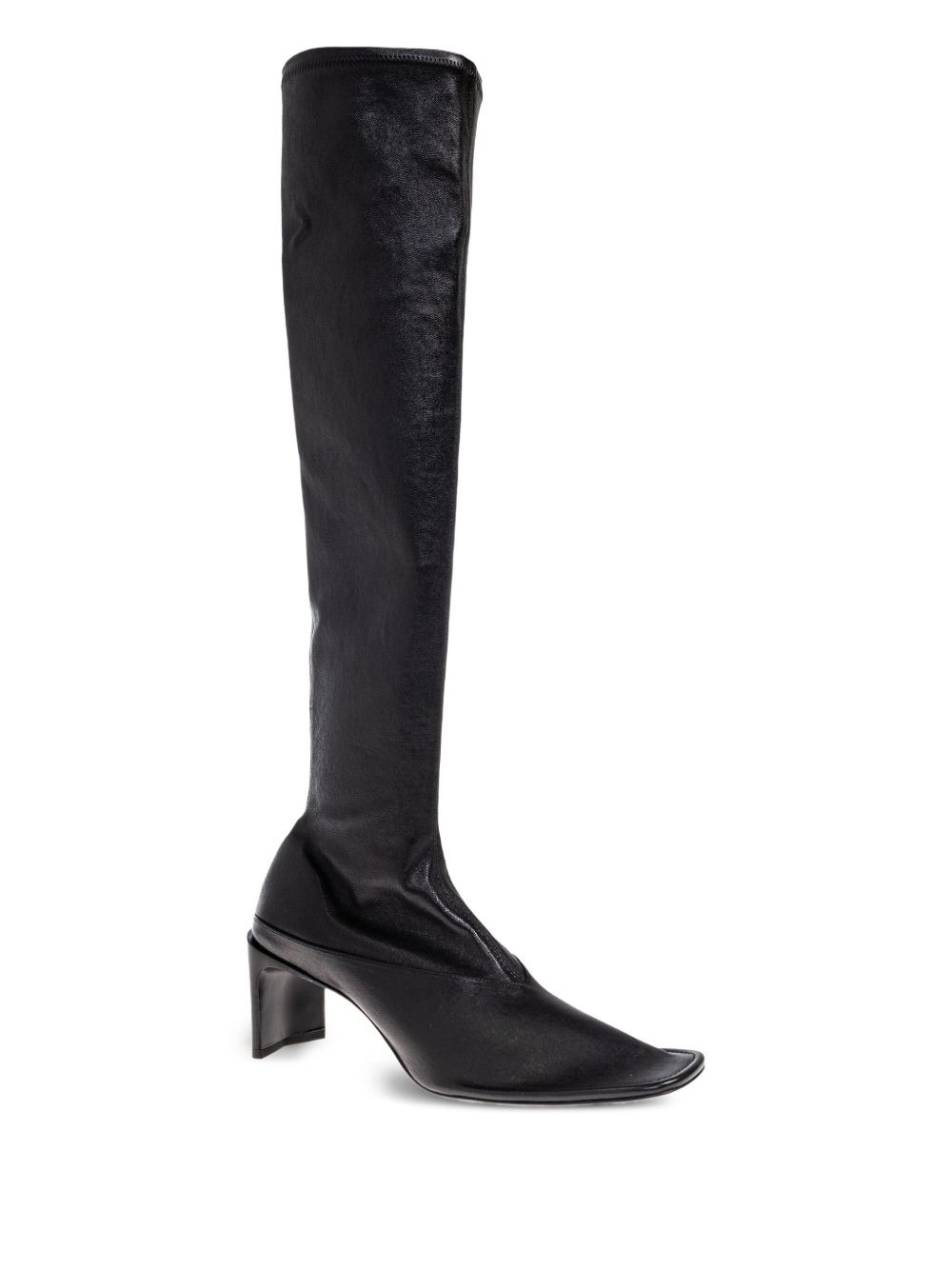 70mm knee-high square-toe boots - 2