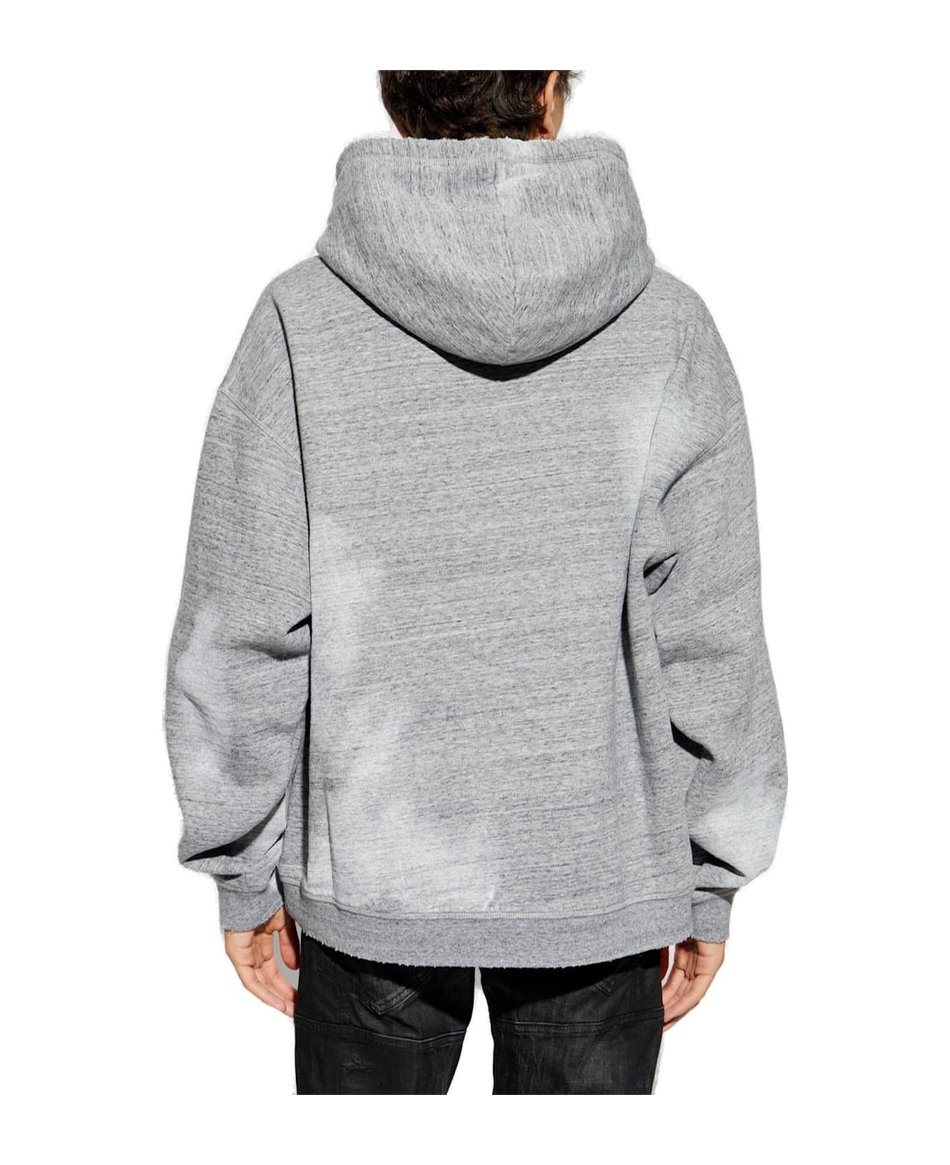 Distressed Drawstring Hoodie - 3