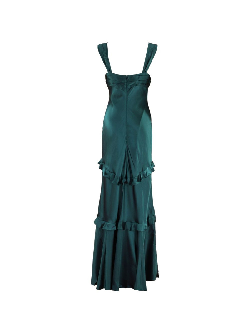 SALONI Selma ruffled long dress outlook