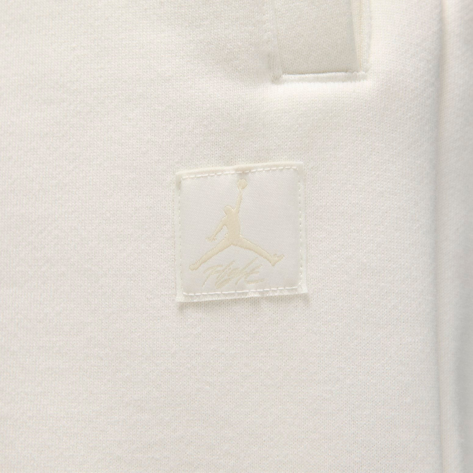 (WMNS) Air Jordan Flight Fleece Trousers 'White' FB5114-133 - 3