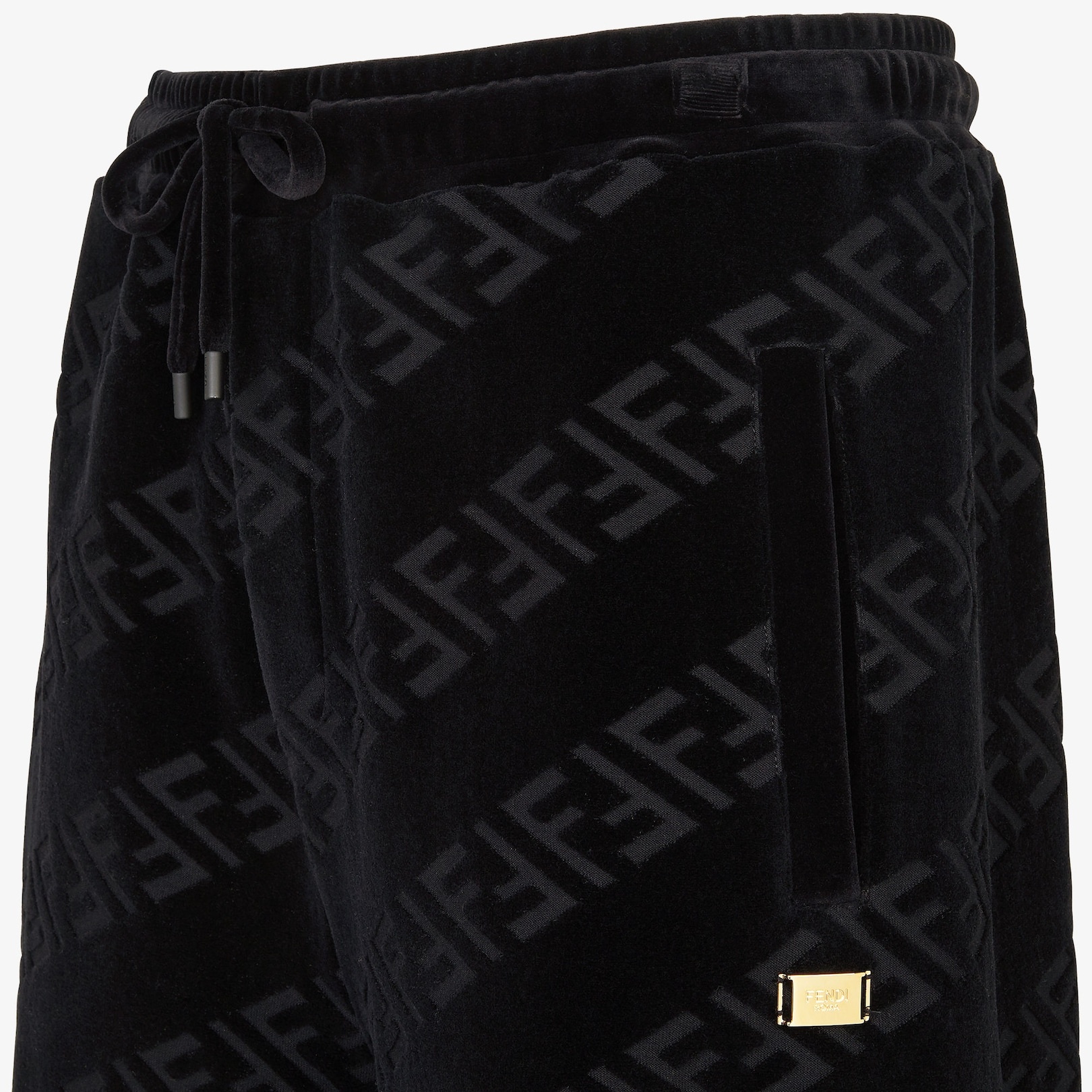 Black velvet pants - 3