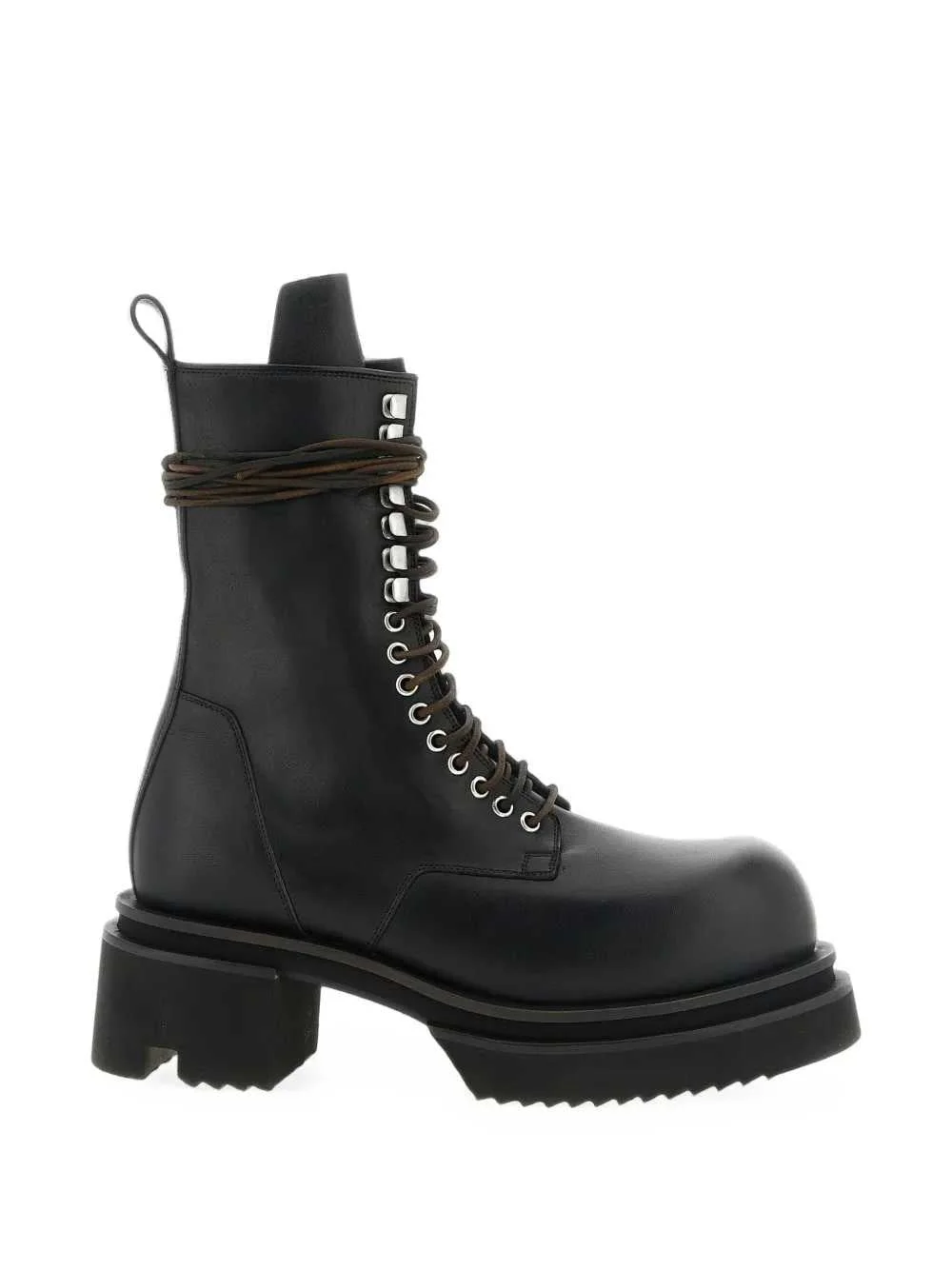 Rick Owens Men Bogun Lace-Up Boots - 1