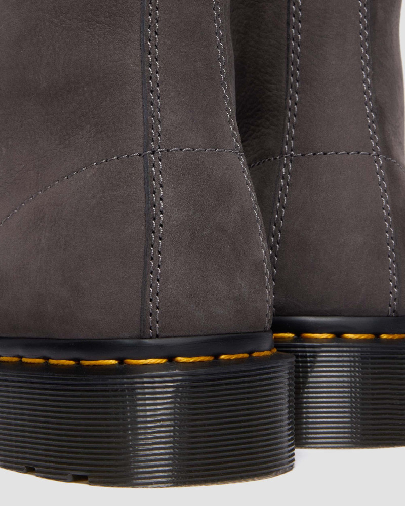 1460 LACELESS Nubuck Slip On Boots 7