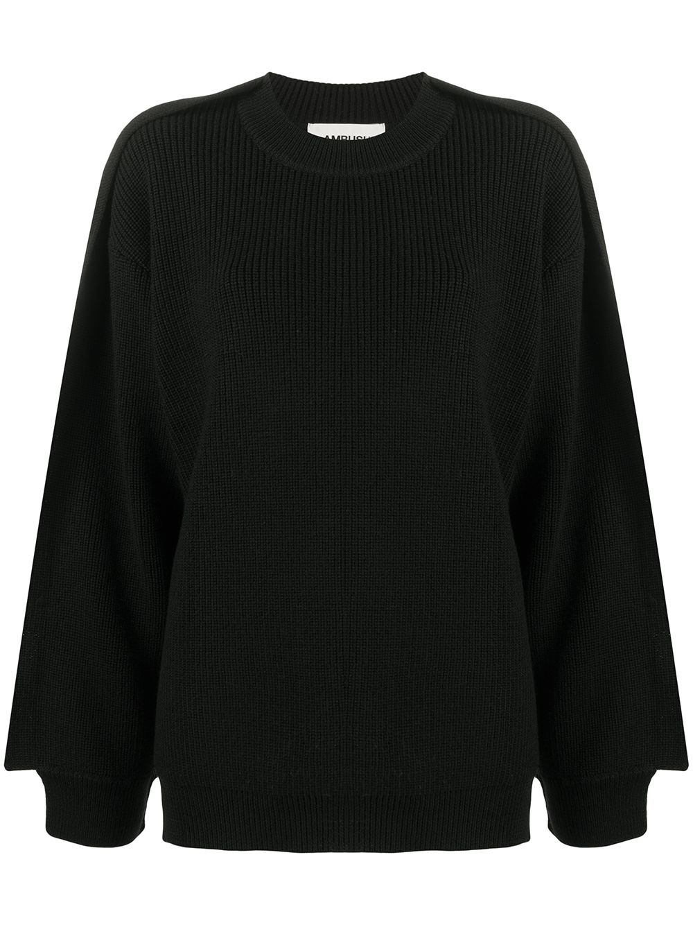 ribbed wool jumper - 1