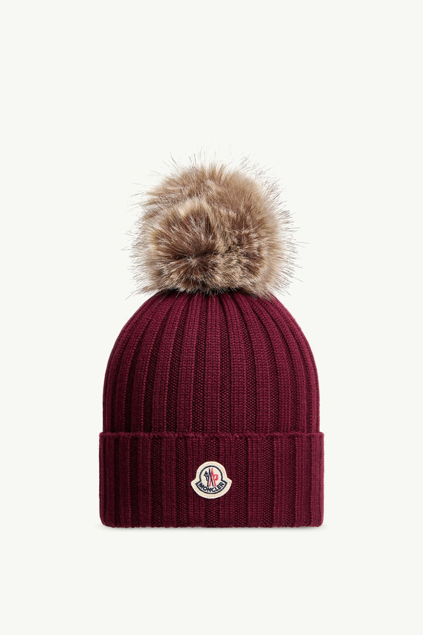 Wool Beanie with Pom Pom - 1