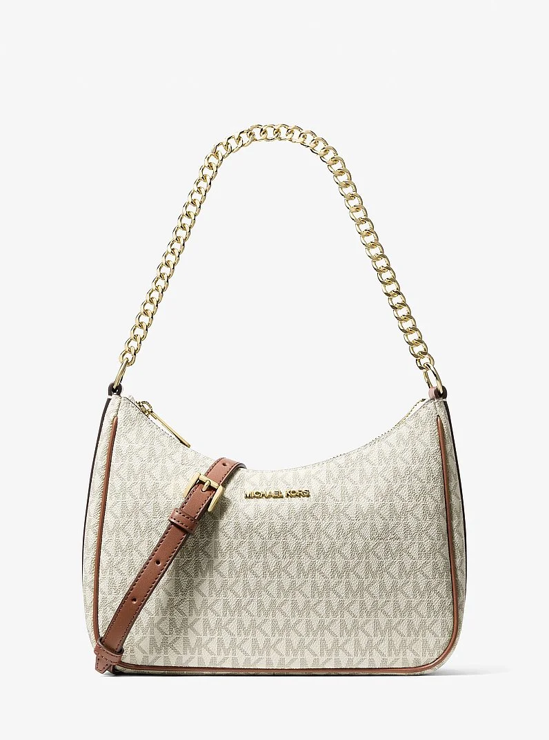 Jet Set Travel Large Signature Logo Convertible Crossbody Bag - 1