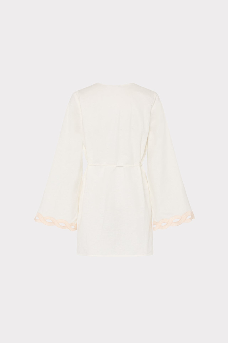 Linen Chain Embroidery Cover-Up 3