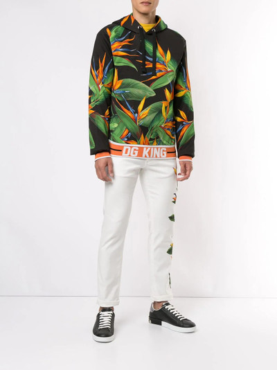 Dolce & Gabbana bird of paradise print jeans outlook