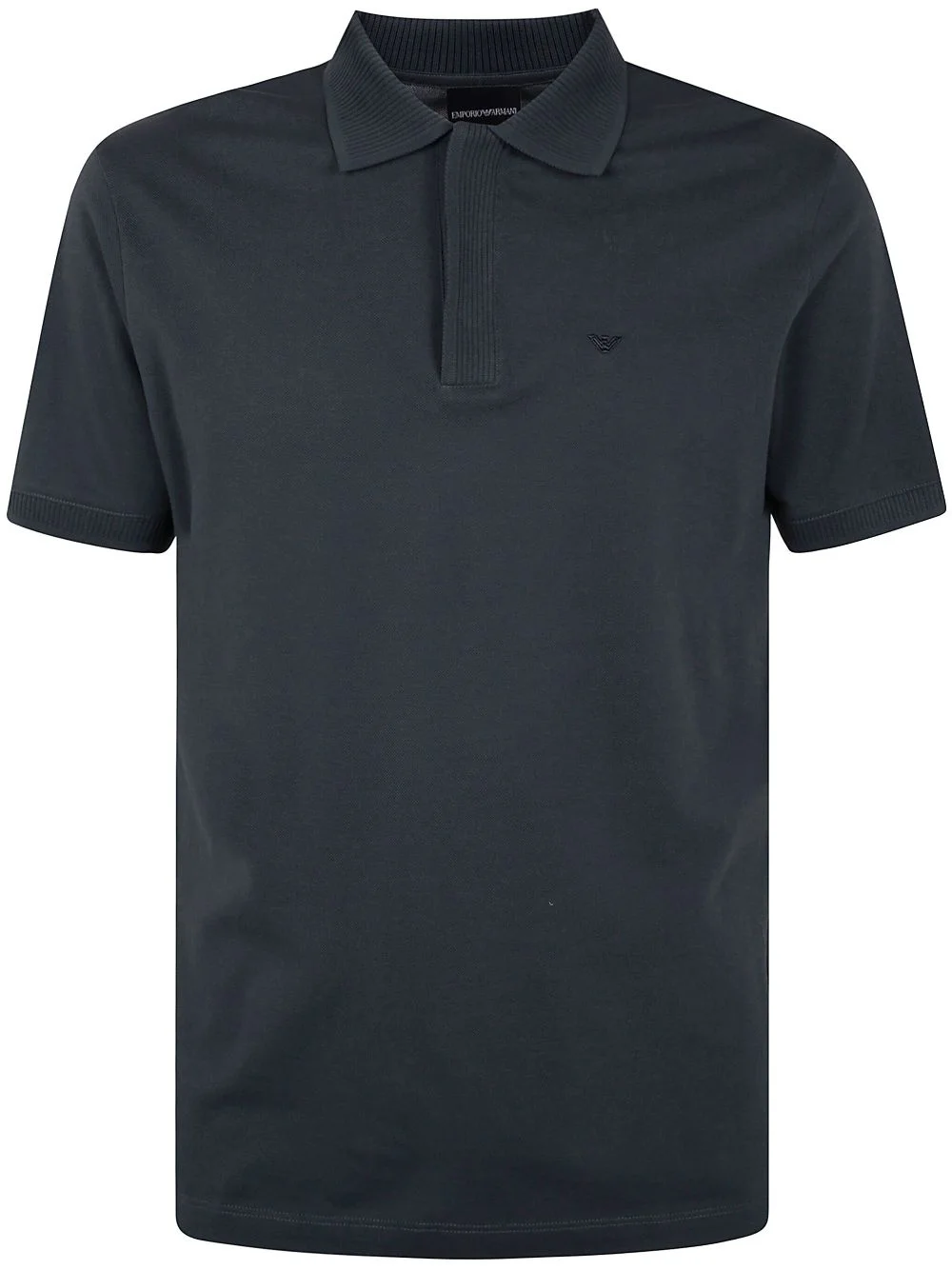 logo-embroidered cotton polo shirt - 1