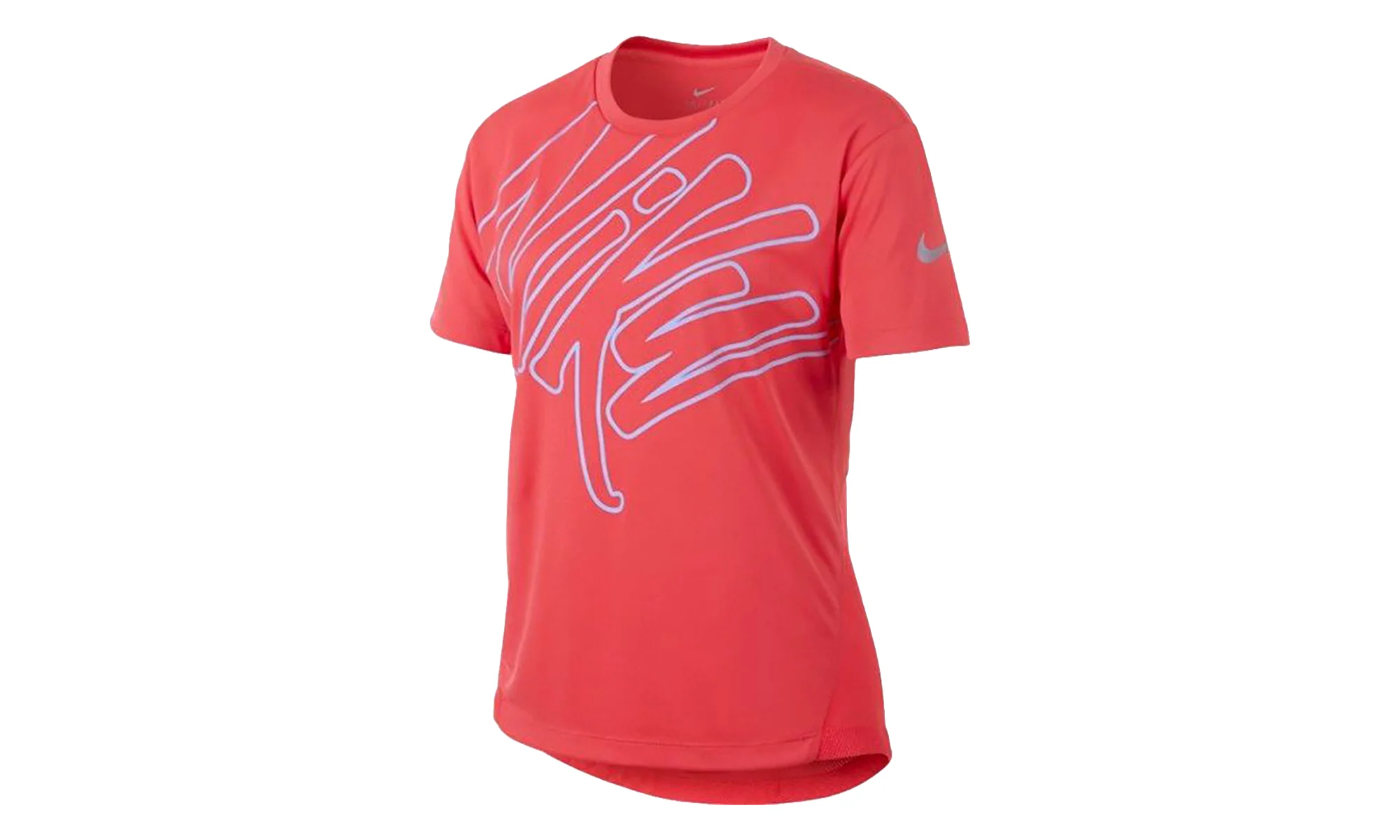 Spring Dry Graphic T-Shirt GS "Ember Glow / Aluminum" AQ9155 850 - 1