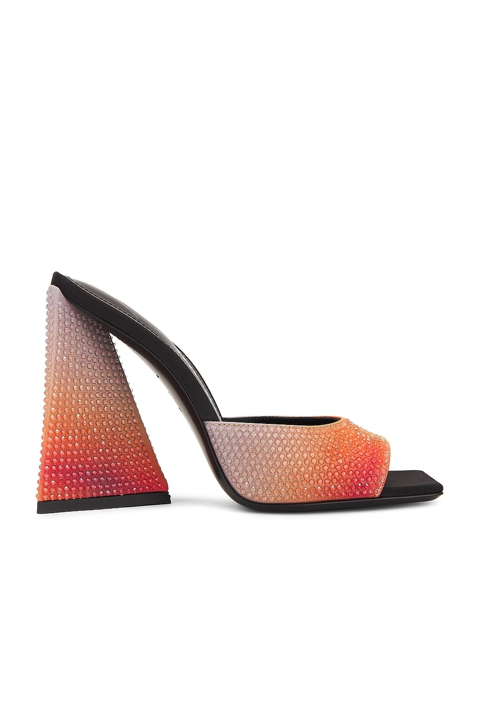 サンダル・ミュール THE ATTICO PATENT LEATHER DEVON MULE Devon'' black mule for Women | THE ATTICO®