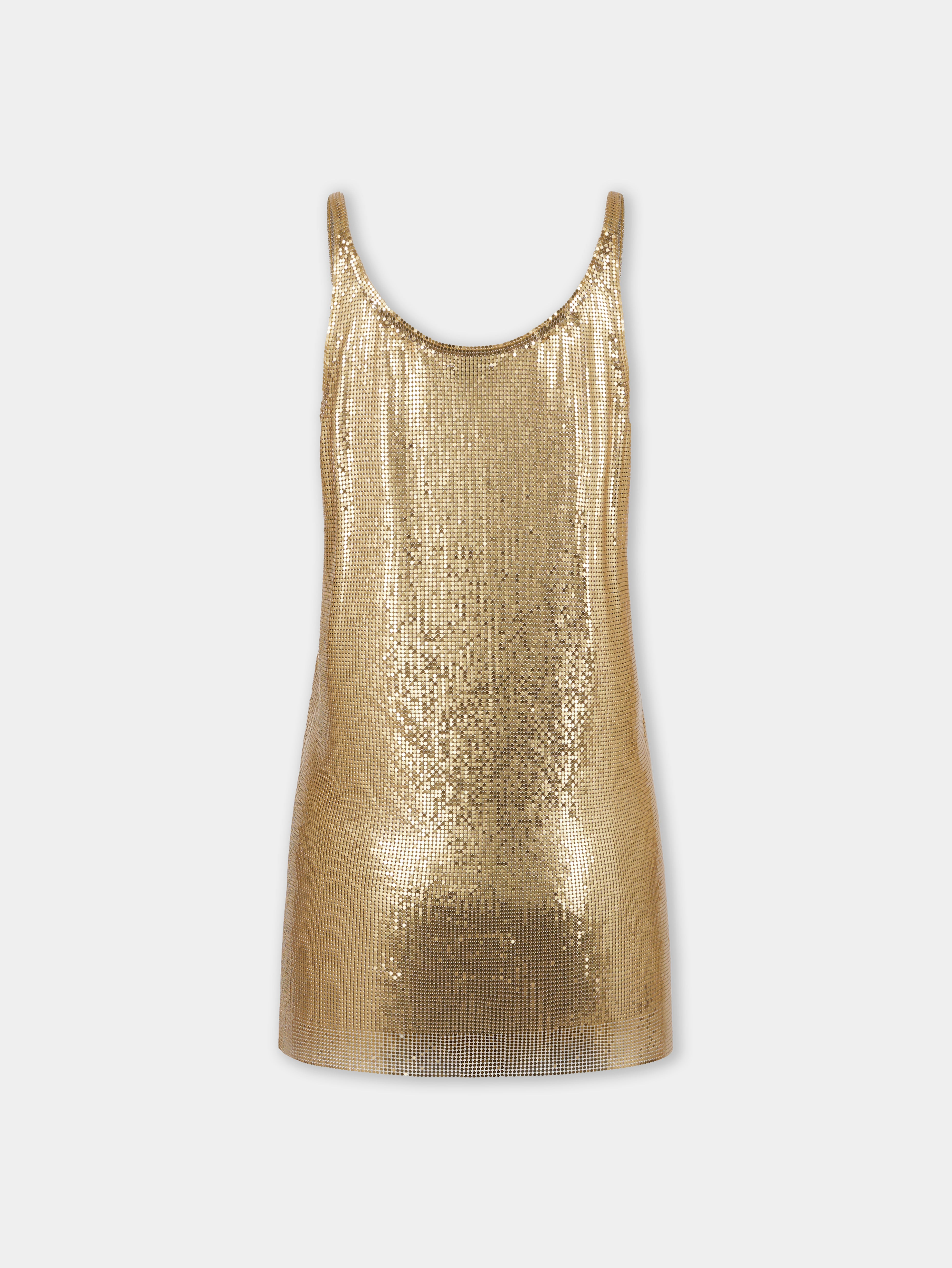 GOLD TANK TOP IN MESH - 7