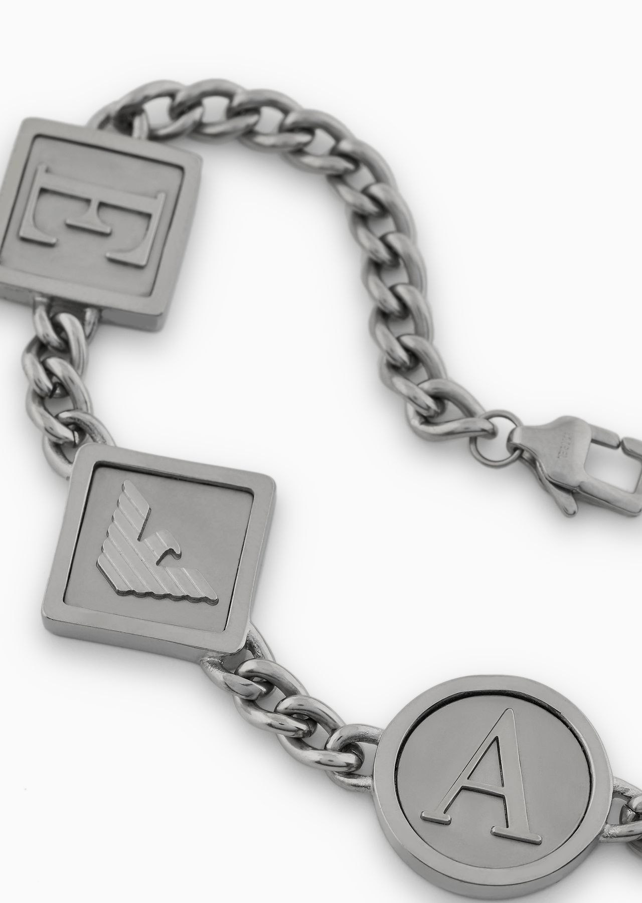 Stainless Steel Station Chain Bracelet - 2