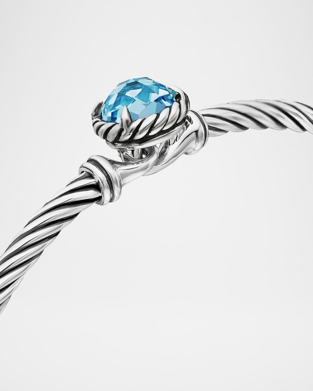 3mm Petite Chatelaine Bracelet in Silver - 7
