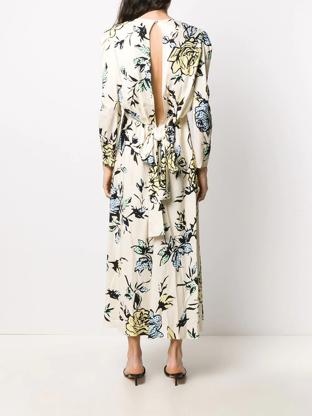 floral print maxi dress - 4