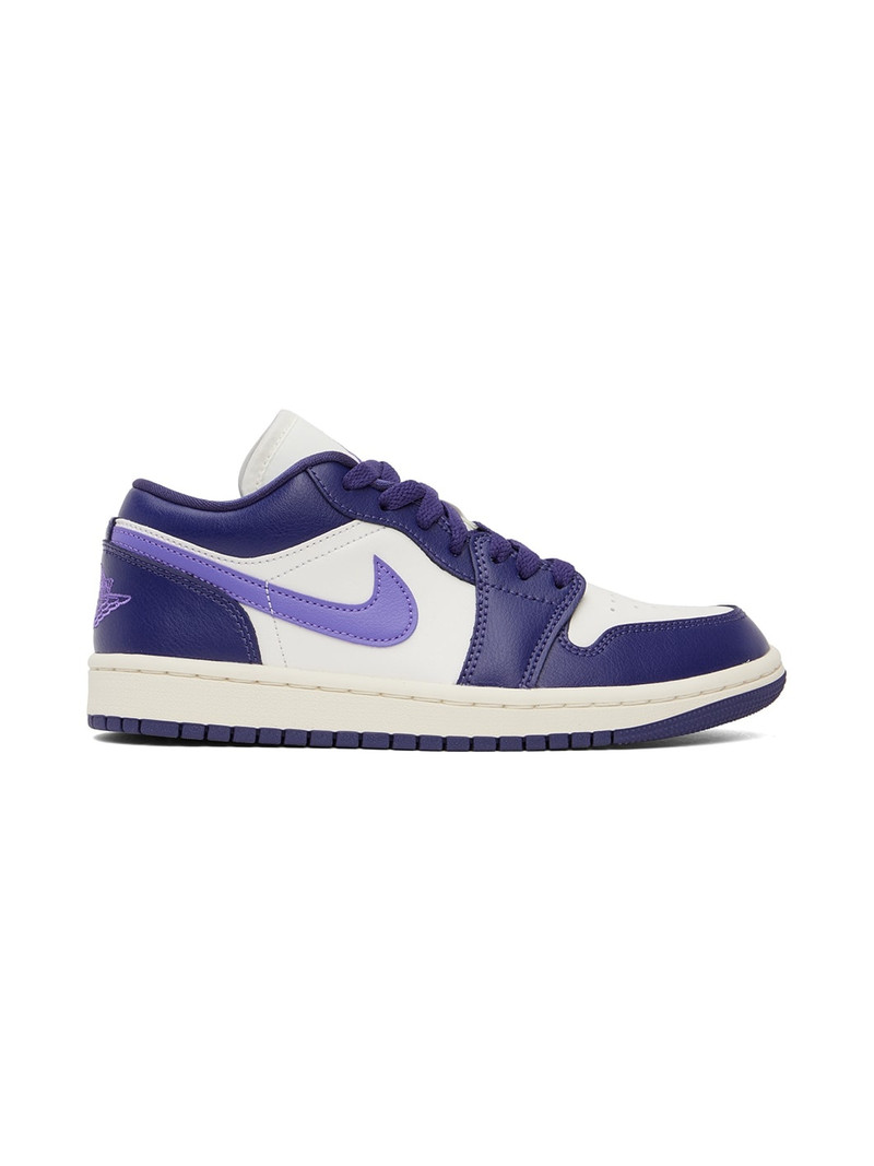 Purple Air Jordan 1 Low Sneakers - 1