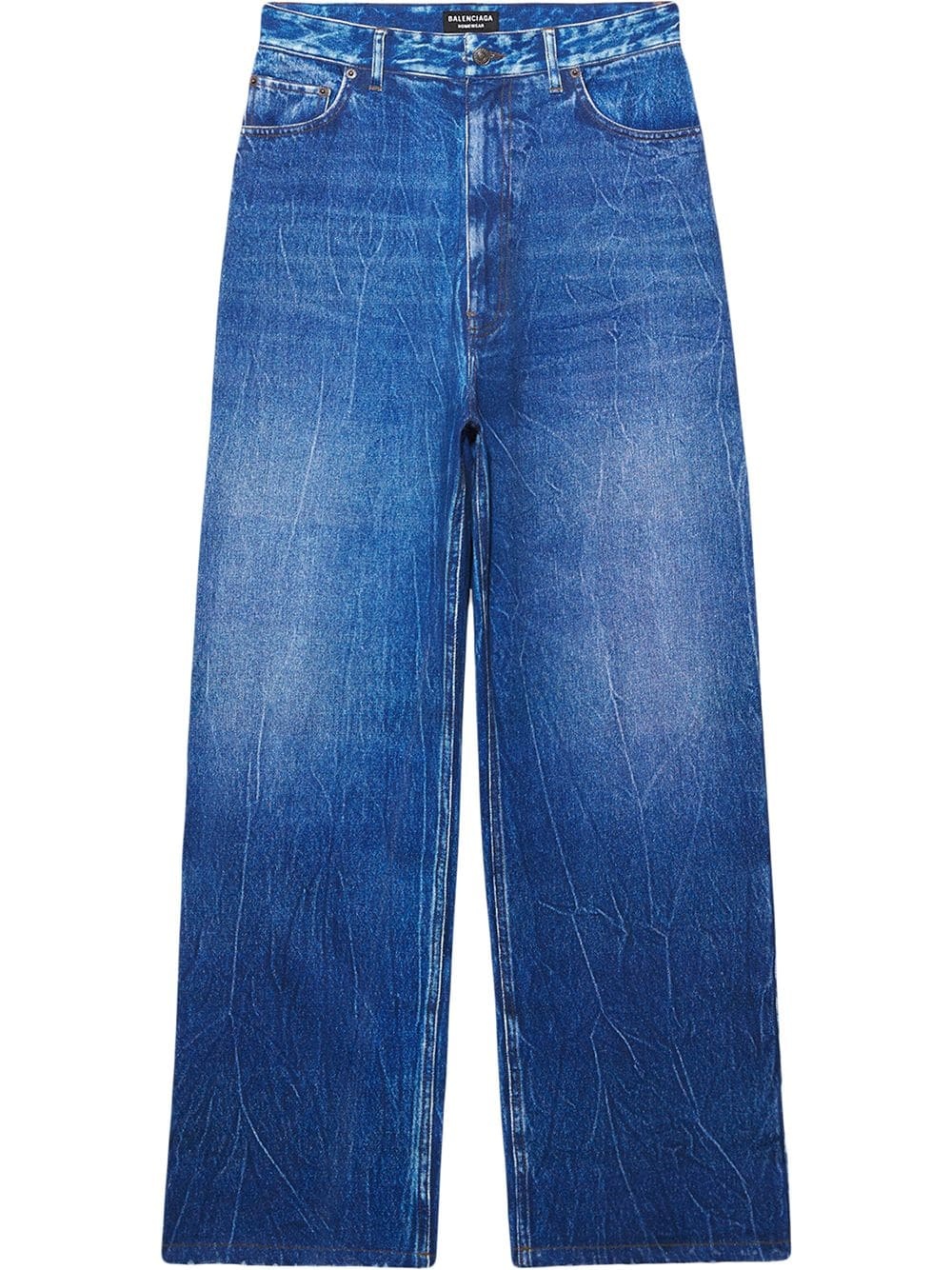 relaxed-leg denim jeans - 1