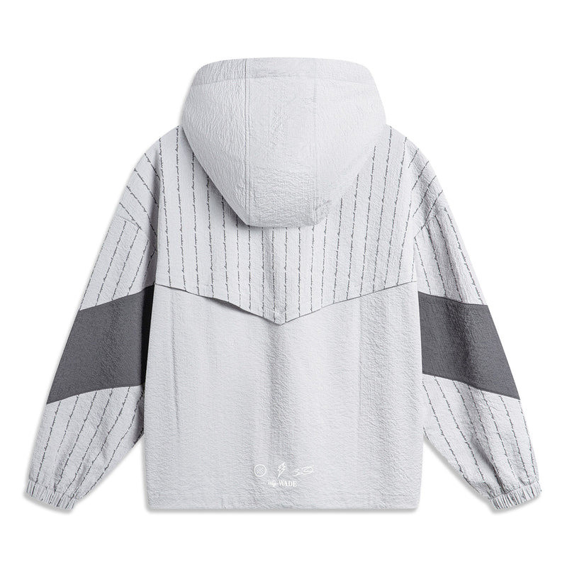 Li-Ning Li-Ning Way Of Wade Graphic Windbreaker 'Grey White' AFDU399-6 outlook