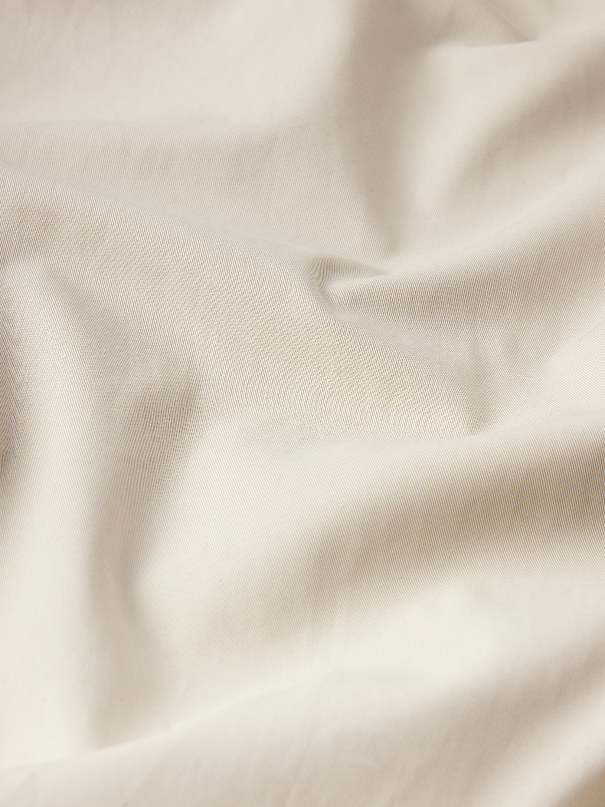 Cotton Relaxed Trousers in Beige - 3
