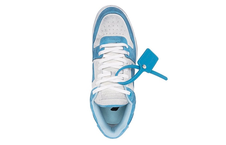 Off-White Out Of Office Low-Top Sneaker 'Blue White' OMIA189S22LEA0080140 - 4