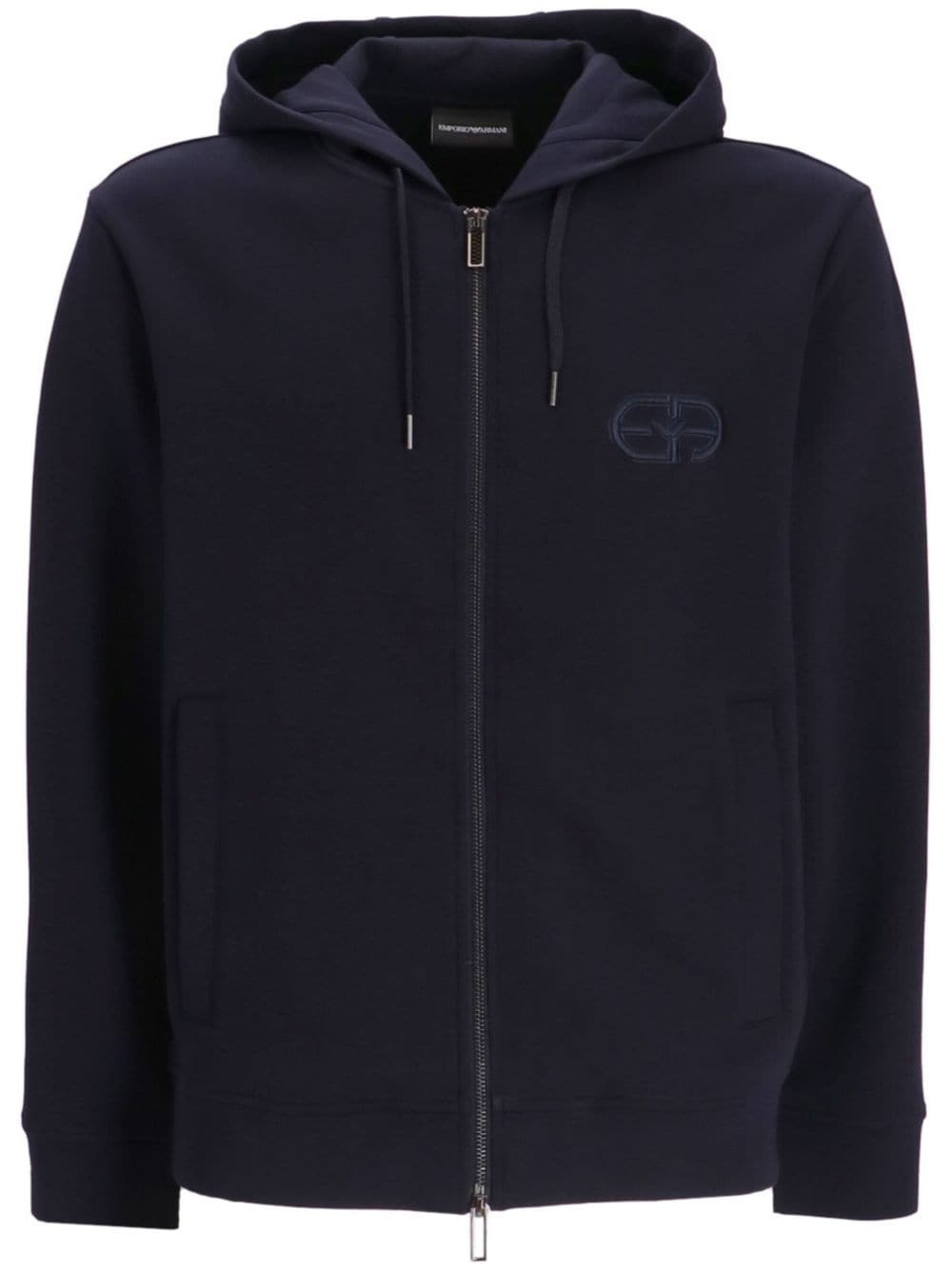 Logo Cotton Hoodie - 1