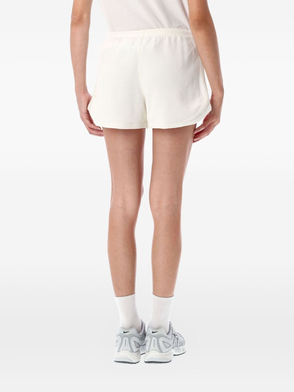 waffle cotton shorts - 2