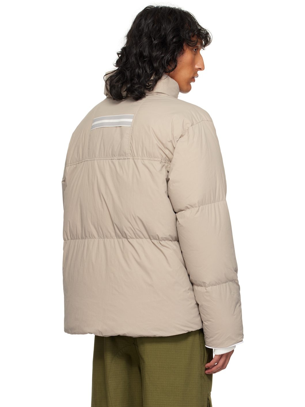 Beige Lawrence Puffer Down Jacket - 3