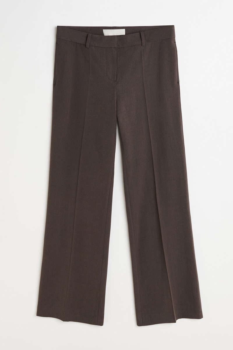 Hip Trouser Chocolate Plum Rustic Lyocell 1