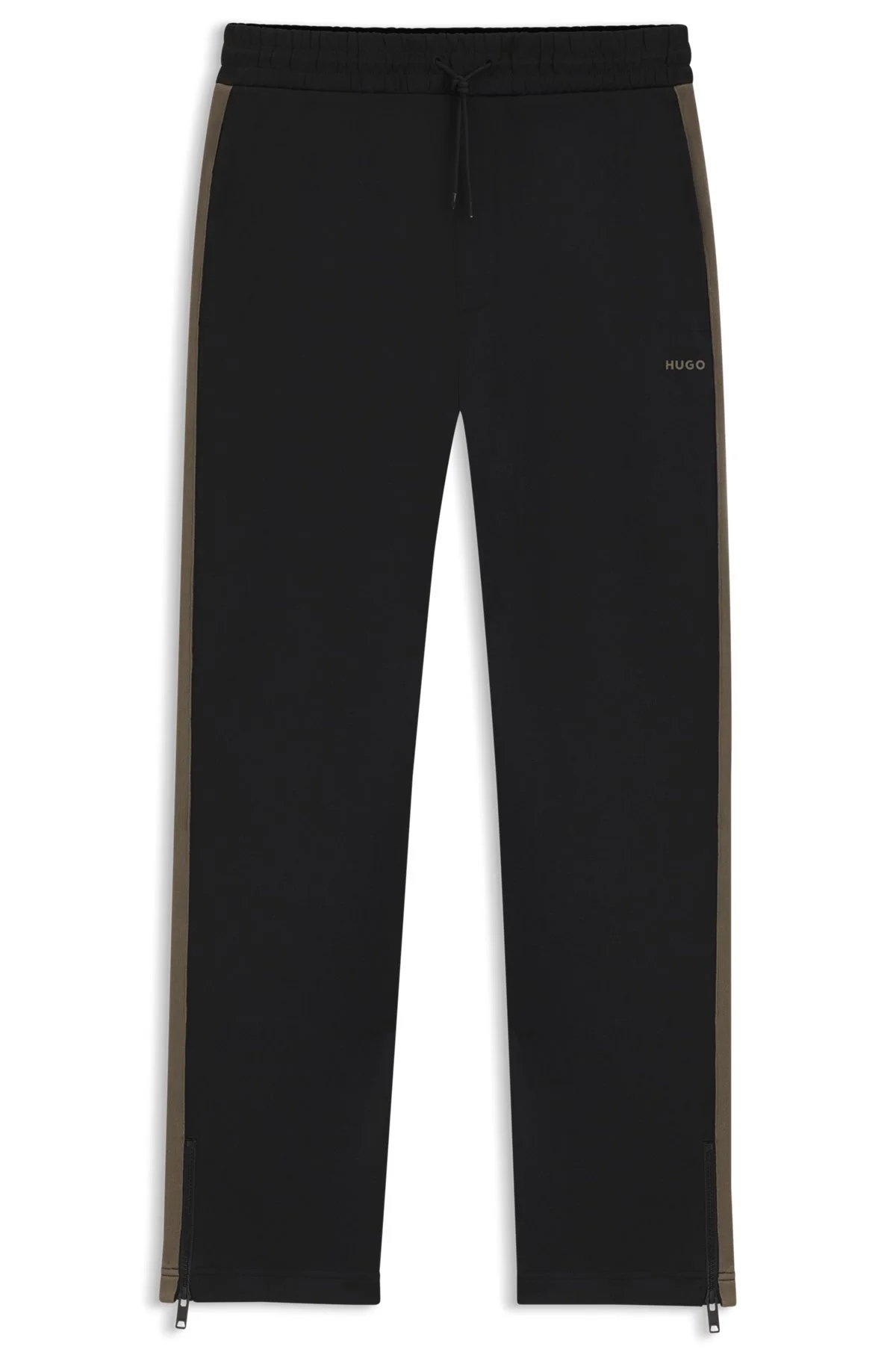 RELAXED-FIT TRACKSUIT BOTTOMS WITH LOGO TAPE - 1