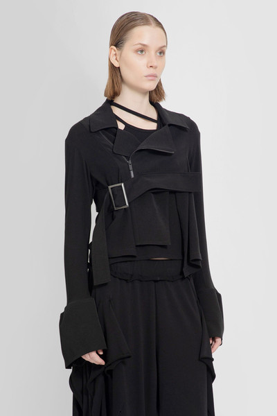 Yohji Yamamoto Long-Sleeve-Biker-Jacket outlook