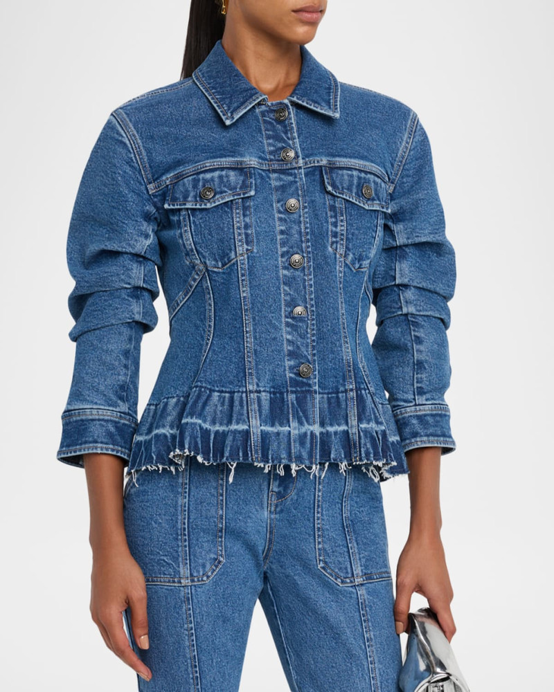Gina Cinched Denim Jacket 4