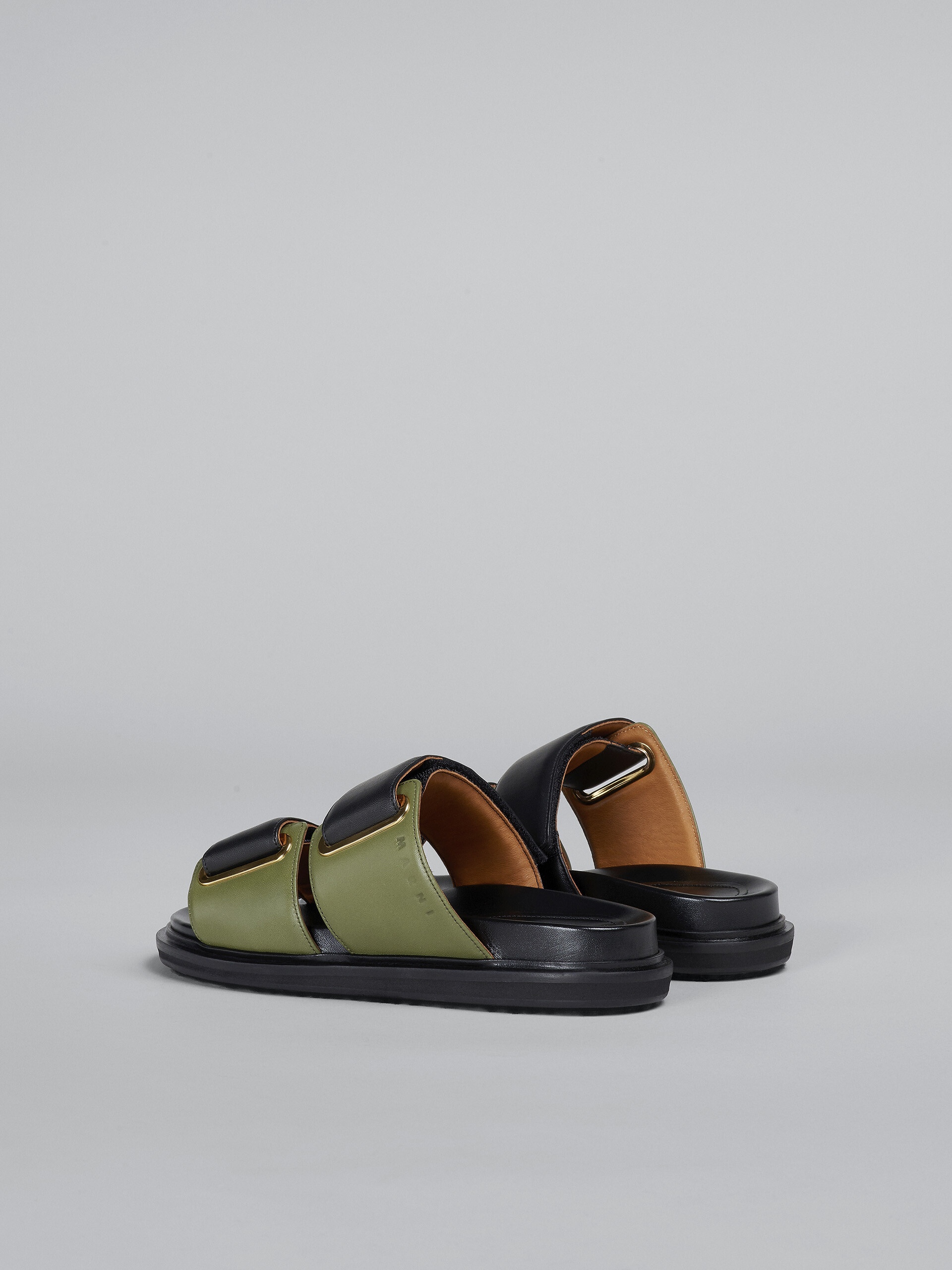BLACK AND GREEN LEATHER FUSSBETT - 3