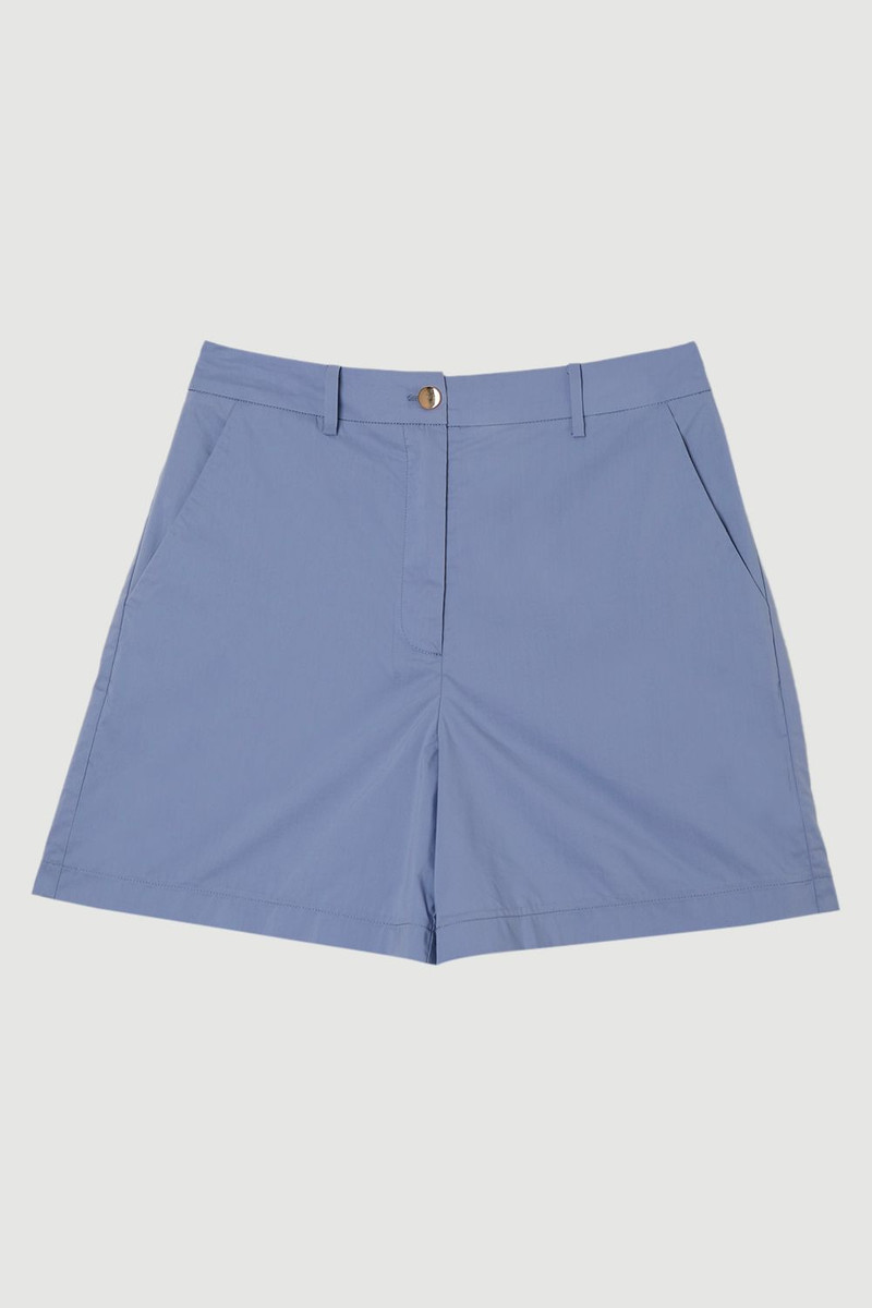 Cotton High Waisted Woven City Short 4