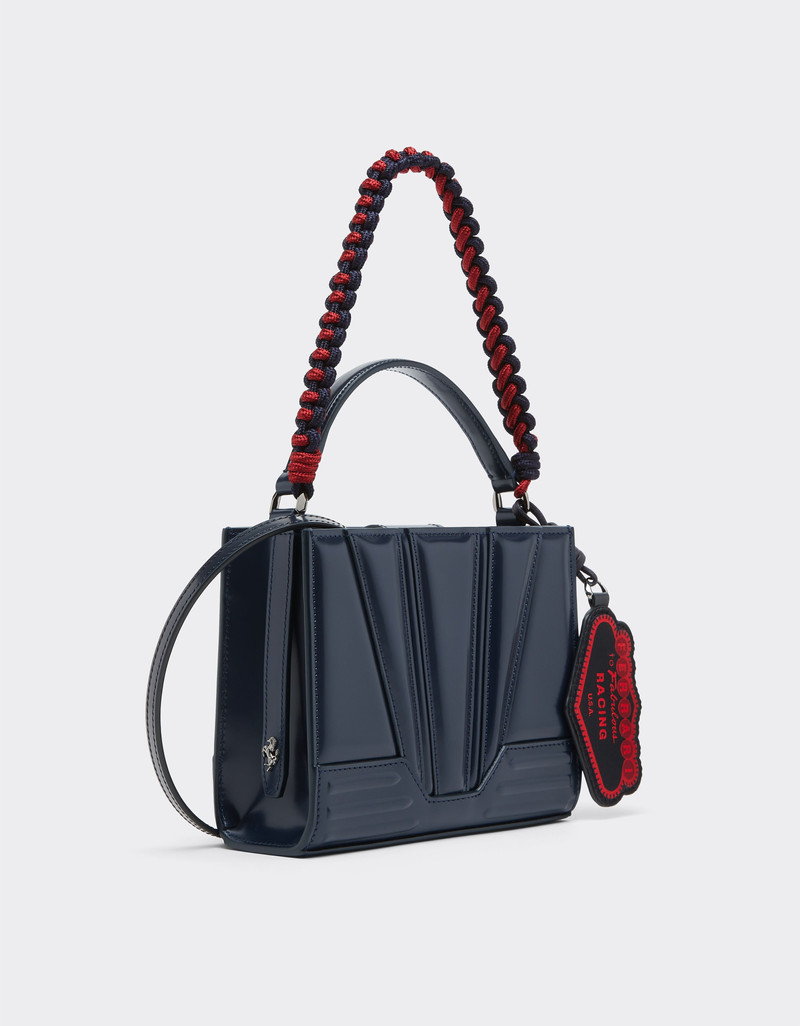 Ferrari GT micro tote bag in leather 3