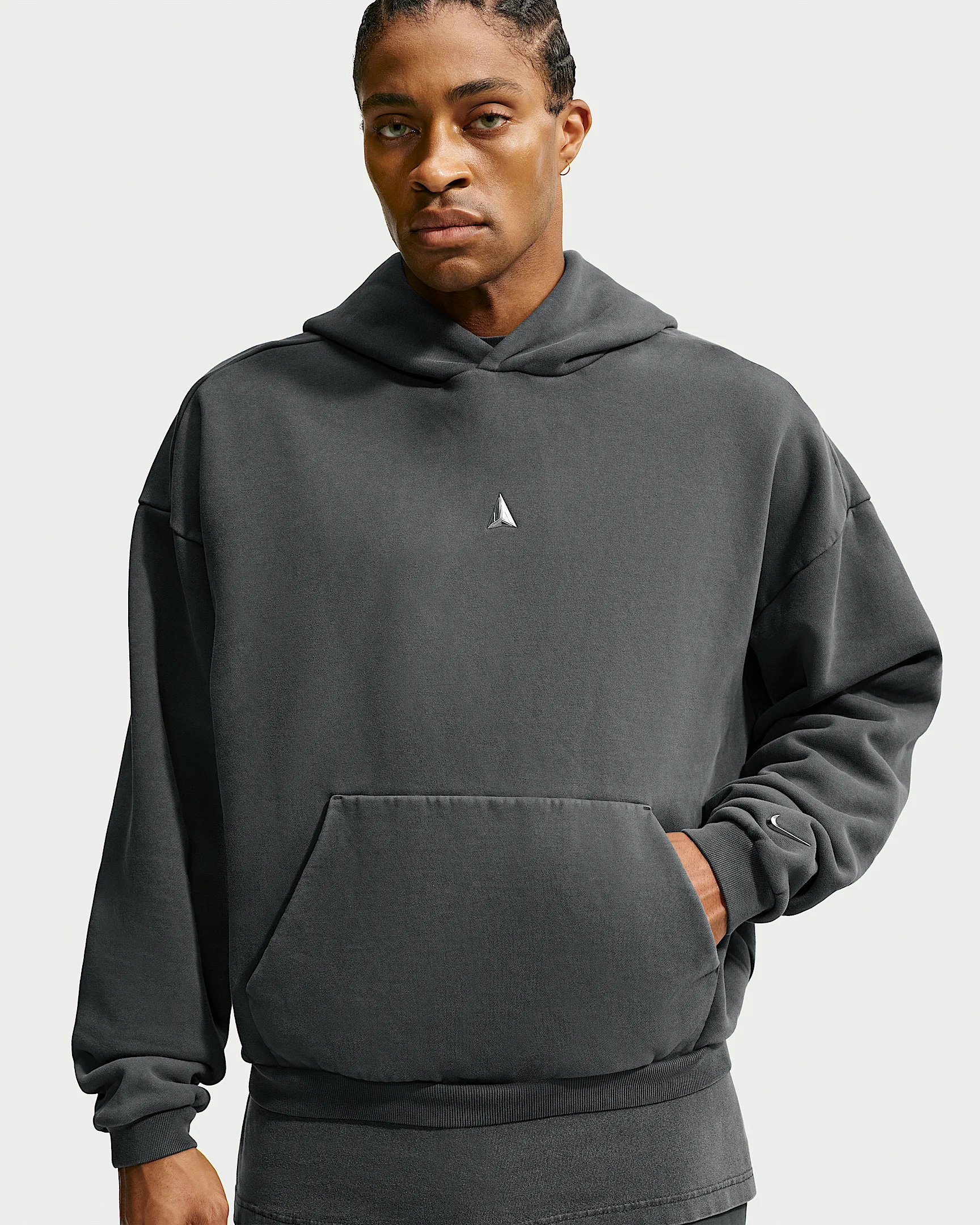 Ja Standard Issue Men's Therma-FIT Fleece Pullover Basketball Hoodie - 1