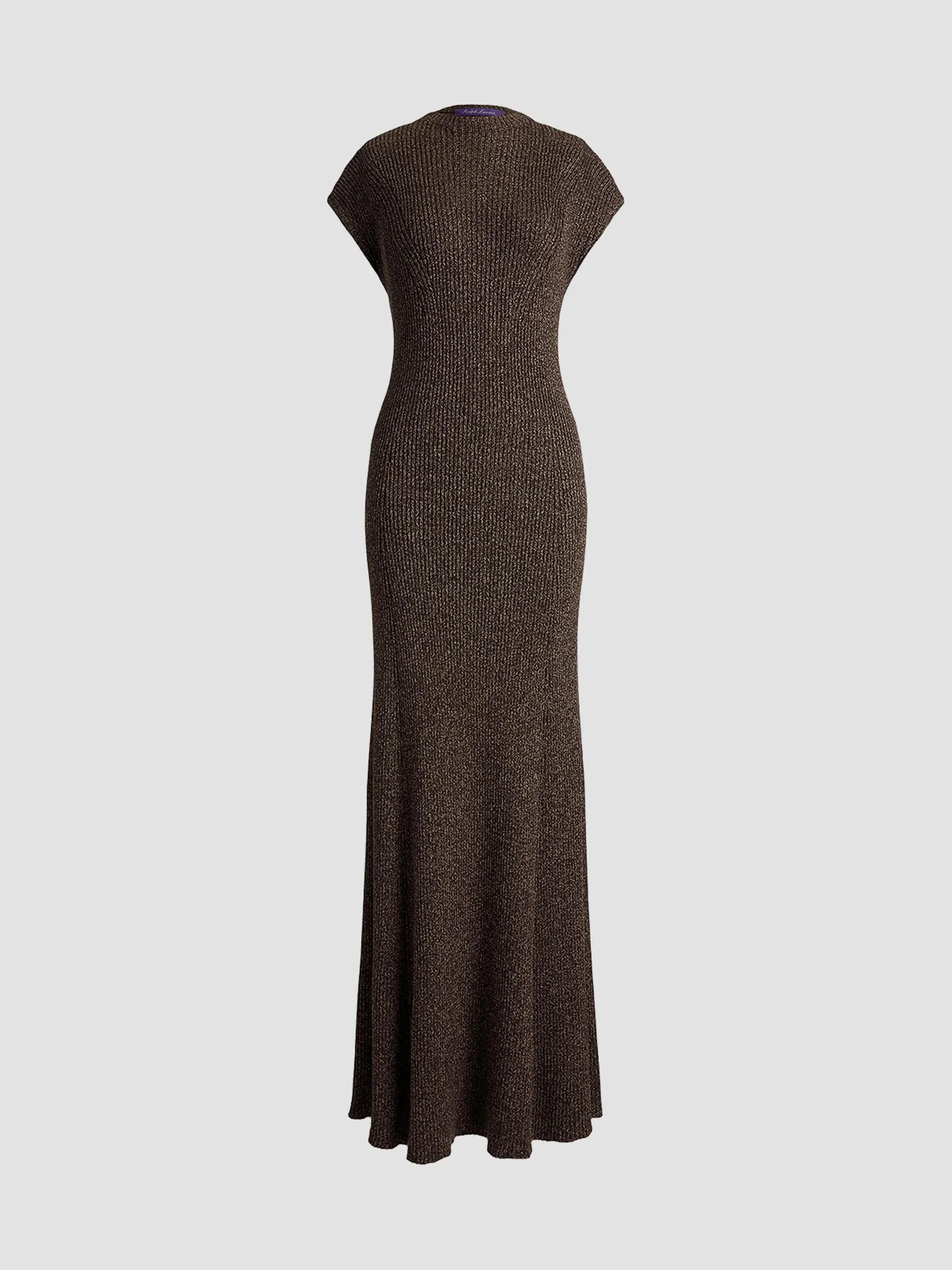 Women's Windi Silk-Wool Blend Maxi Dress - Brown - 1