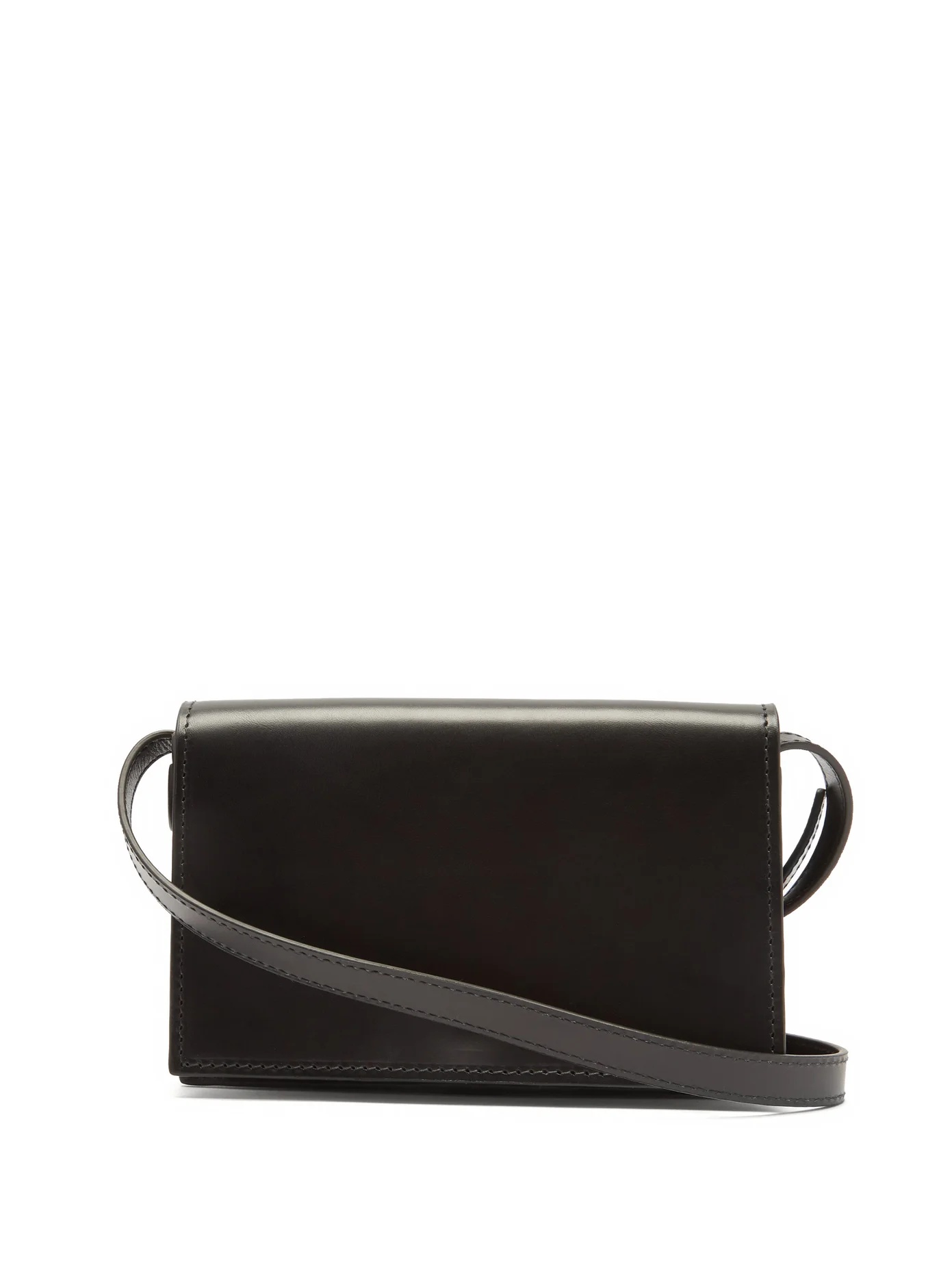 Satchel mini leather cross-body bag - 1