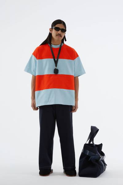 SUNNEI ORANGE & AZURE OVER T-SHIRT outlook