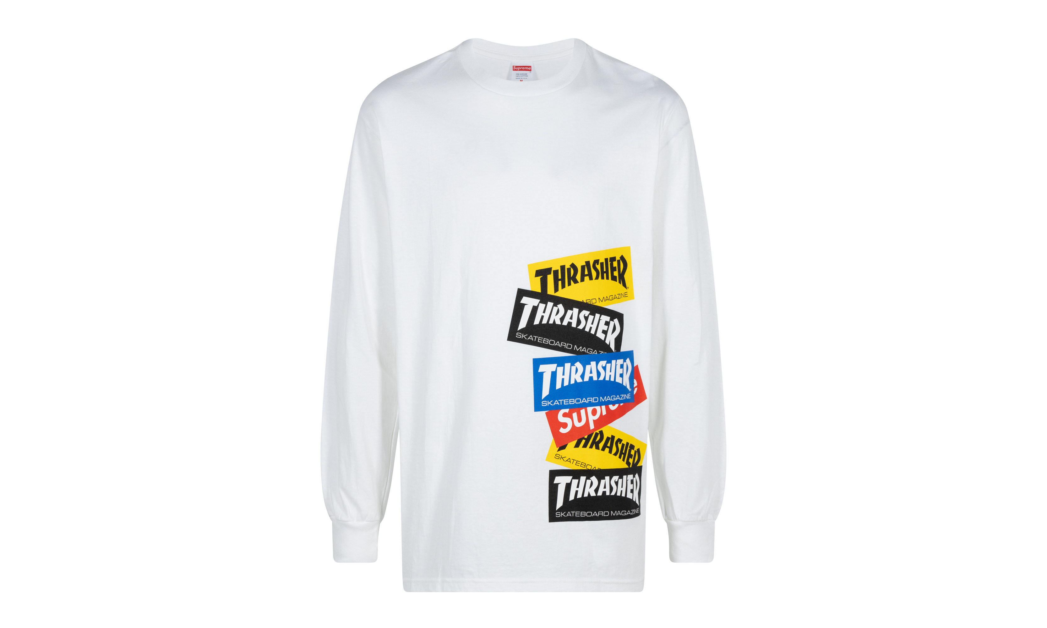 Supreme Thrasher Multi Logo L/S Tee | stadiumgoods | REVERSIBLE Supreme Thrasher Multi Logo L/S Tee | stadiumgoods | REVERSIBLE