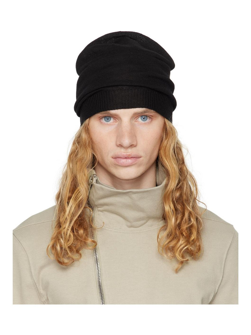 Black Lightweight Beanie 1