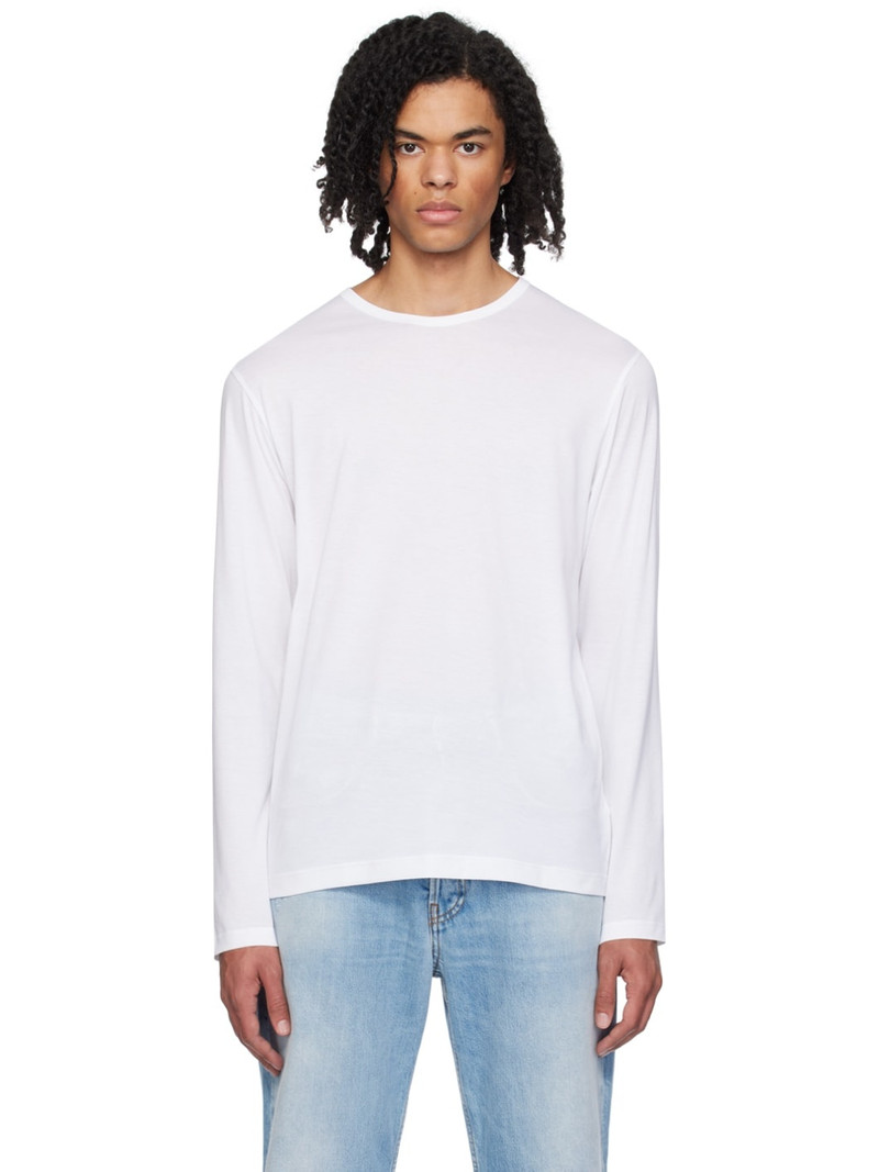 White Classic Long Sleeve T-Shirt - 1