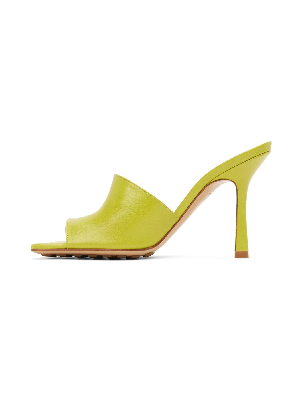 Green Stretch Heeled Sandals - 3