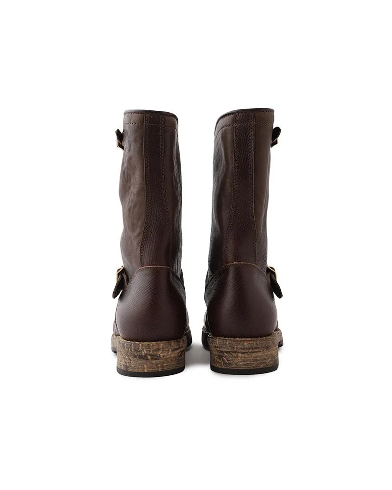 visvim T.W.O. BOOTS-FOLK DK.BROWN | REVERSIBLE
